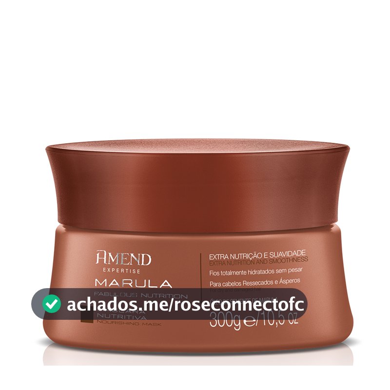 AMEND MÁSCARA NUTRITIVA EXPERTISE MARULA FABULOUS NUTRITION 300G