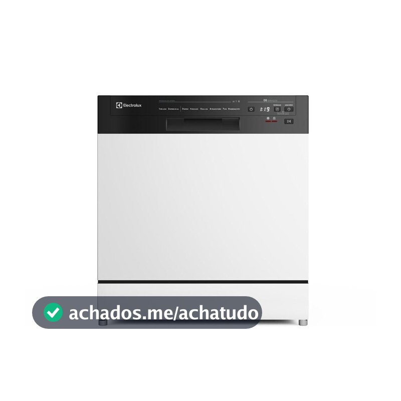 Lava-Louça Electrolux 8 Serviços Branca com Programa Lava & Seca 50 min (LB08E)