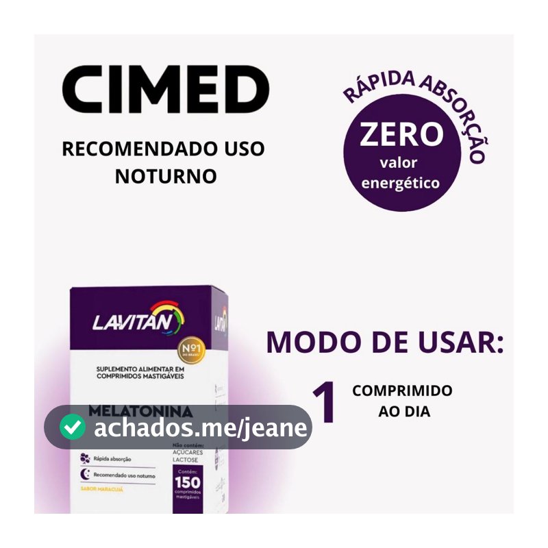 Lavitan Sono Sabor Maracuja 150 Comprimidos
