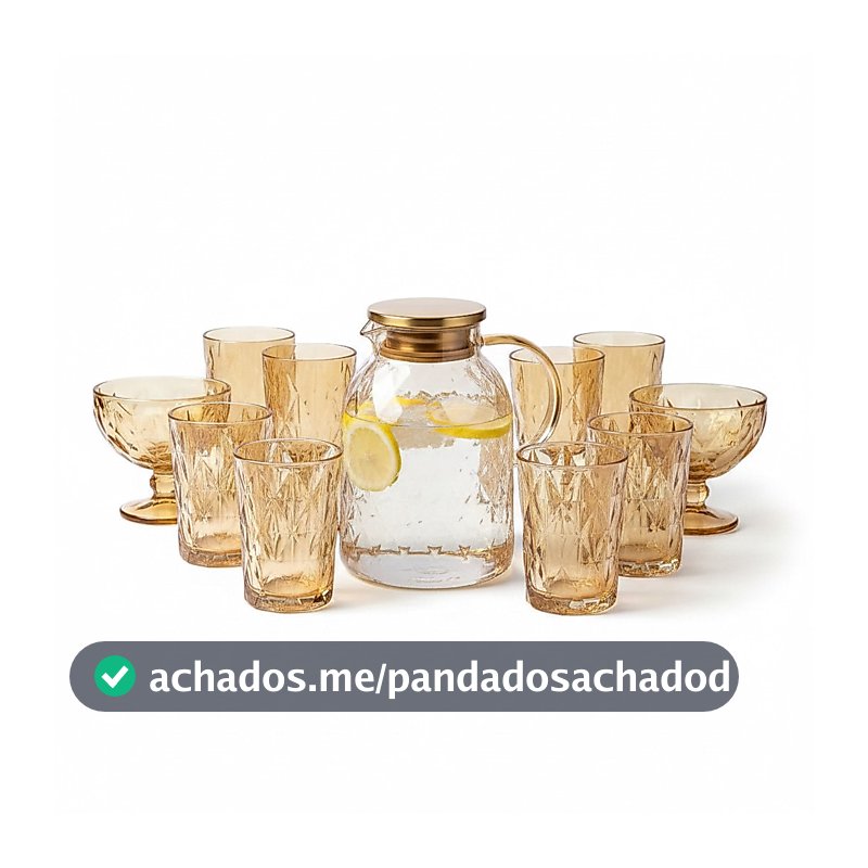 Conjunto Vidro Diamond Luxo | Presente Sofisticado