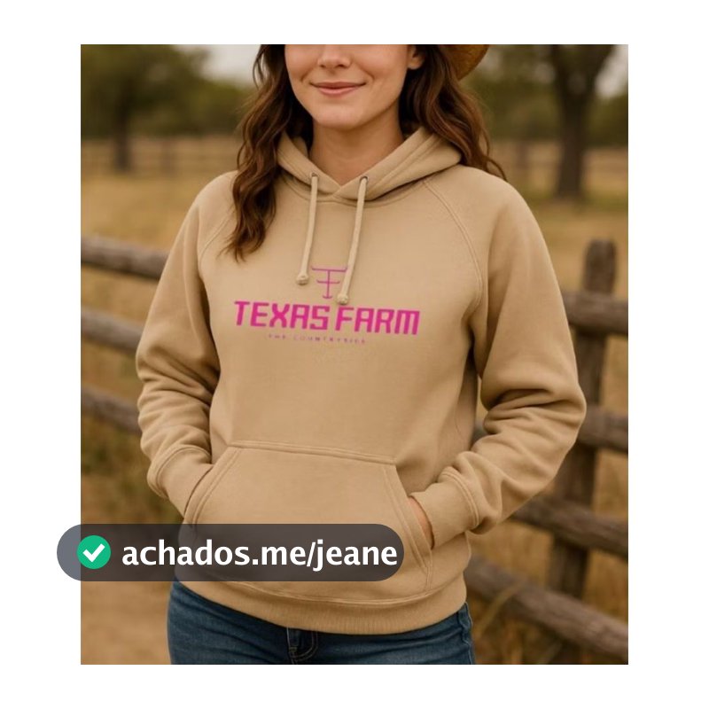 Moletom Feminino Texas Farm Rodeio Country Blusa De Frio Unissex Txc Moda Inverno