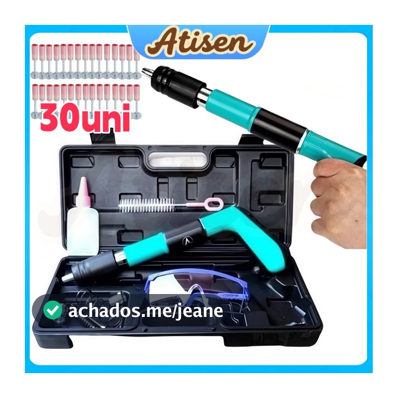Kit Fixadora Finca Pino Pistola Profissional Ação + 30 pinos grátis