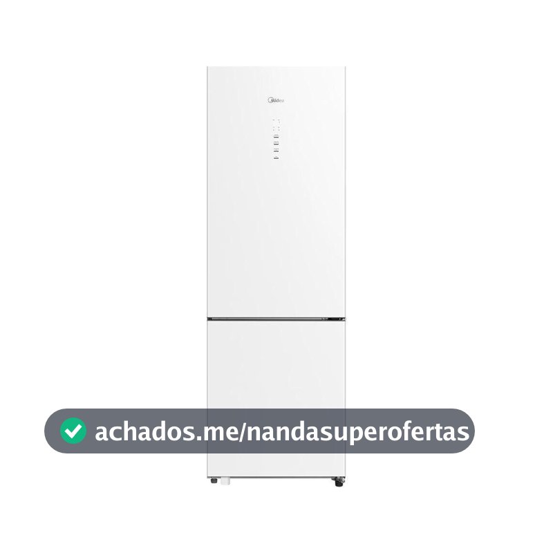 Geladeira Midea Frost Free Inverse 401L Inverter Branca MDRB548FGD013 Bivolt