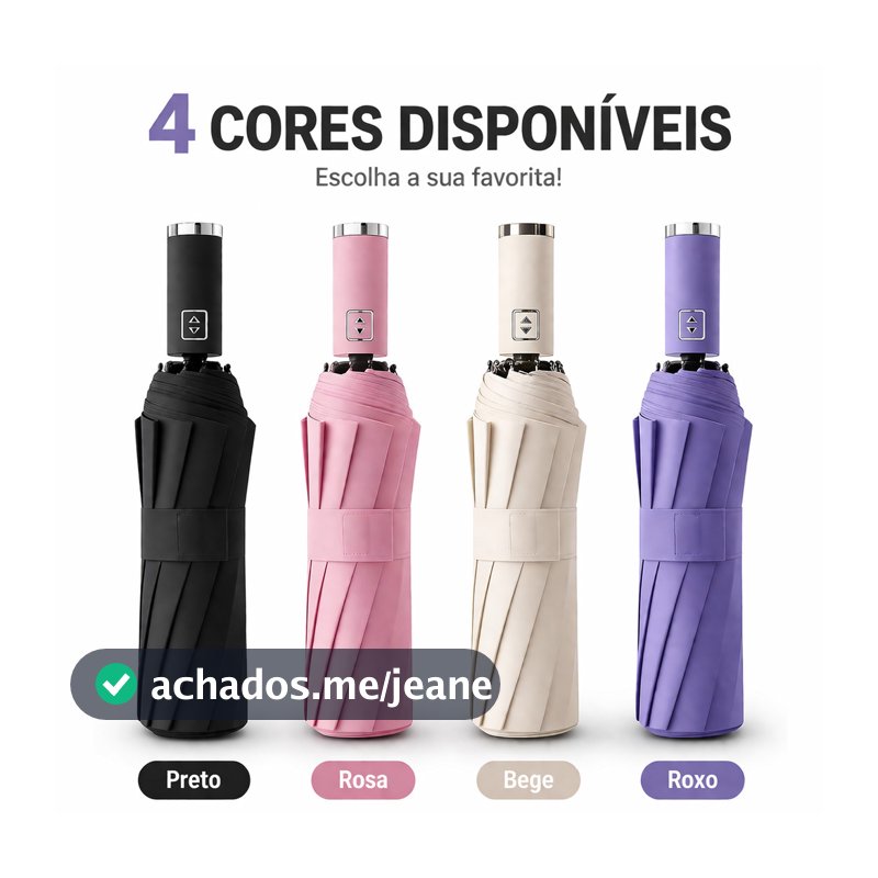 Guarda-chuva Grande Sombrinha Reforçada Super Resistente à Água Pronta Entrega