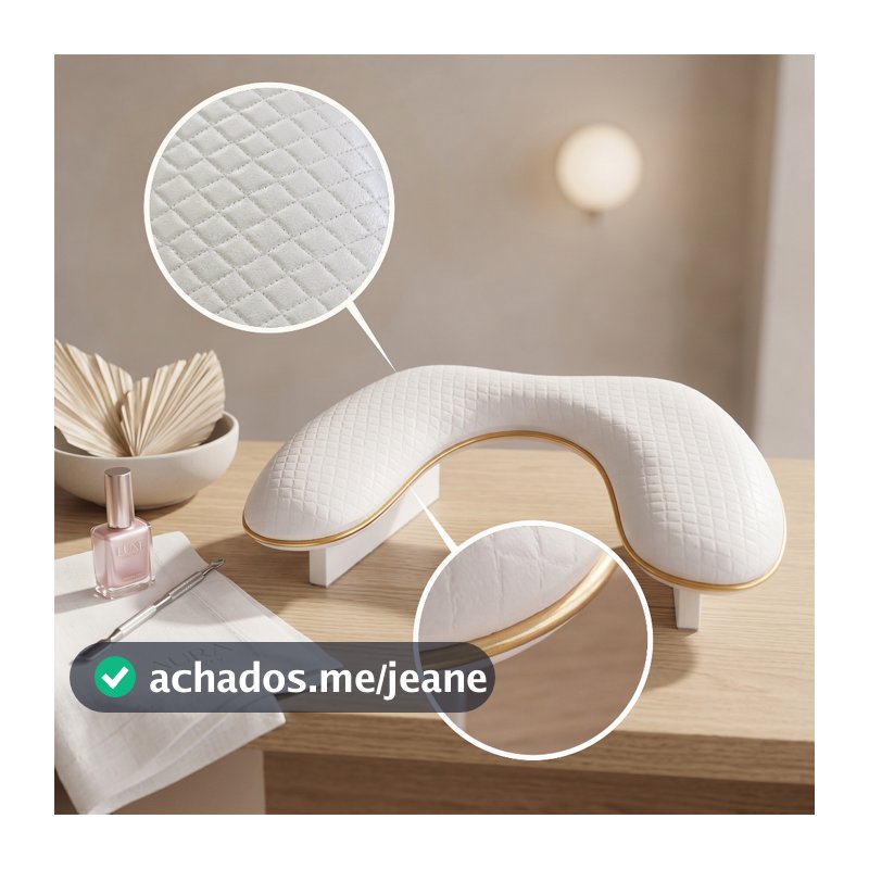 Apoio De Mão - Apoiador Mão Descanso Braço Manicure Profissional Ergonômico Premium Nail Designer