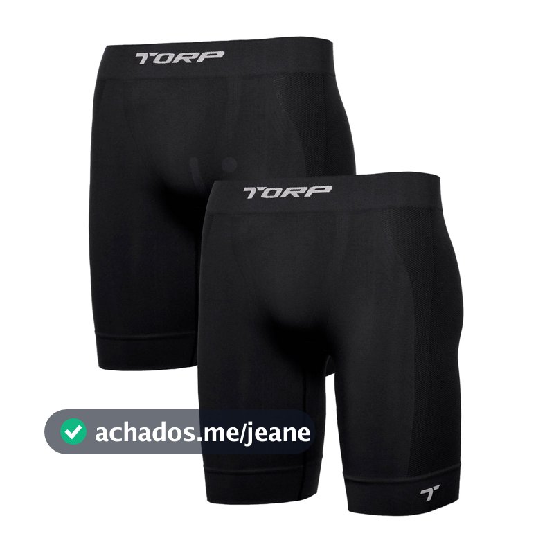 Kit 2 Bermudas Calção Térmico Torp Microfibra Sem Costura Soul Eco Evita Assaduras Corrida Ciclismo