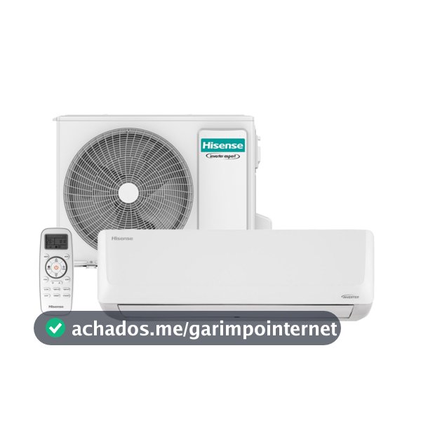 Ar Condicionado Split Inverter Hisense R-32 Hi-wall 12.000  Btus Quente e Frio Wi-fi 220v