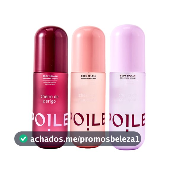 Kit Body Splash: Cheiro de Perigo, Cheiro de Saudade e Cheiro de Coragem (200ml cada) - Spoiler