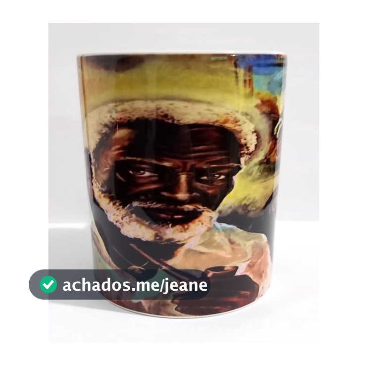 Caneca Preto Velho Umbanda 325ml