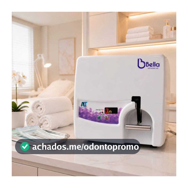 Autoclave Digital 5 Litros Alt Bivolt Para Manicures Estética Podologia Odontologia com Anvisa