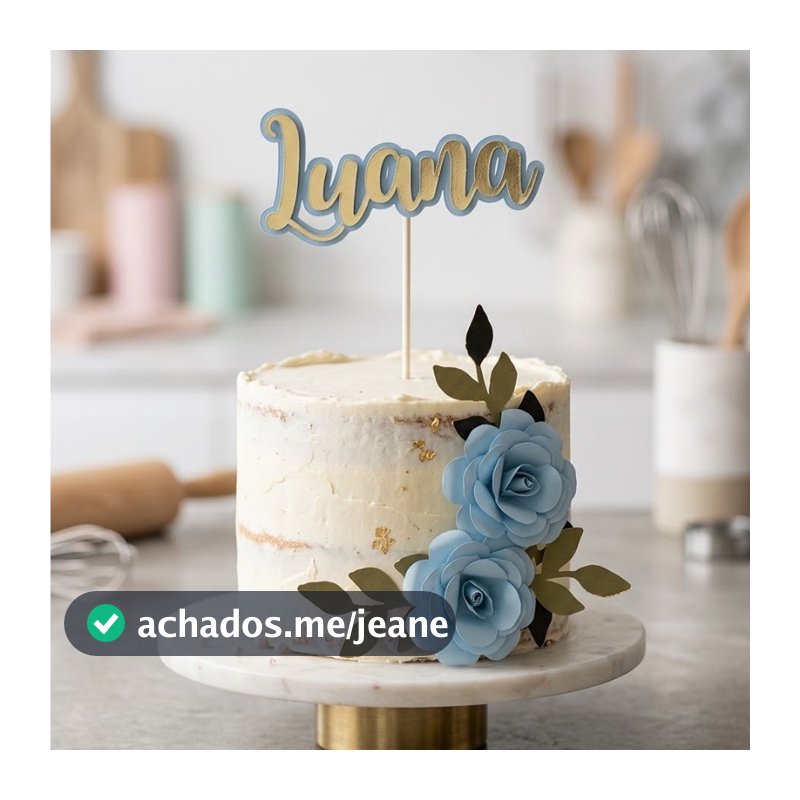 Topo de Bolo Personalizado