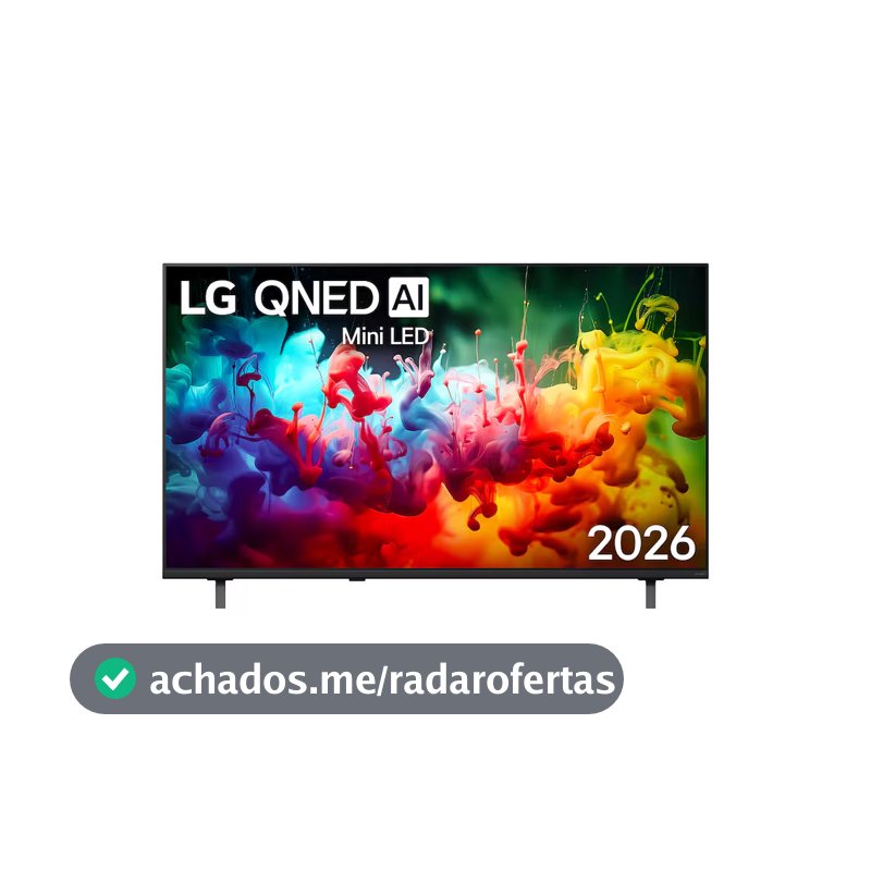 Smart TV 55 Polegadas QNED Mini LED AI 4K QNED70 WebOS 2026 LG