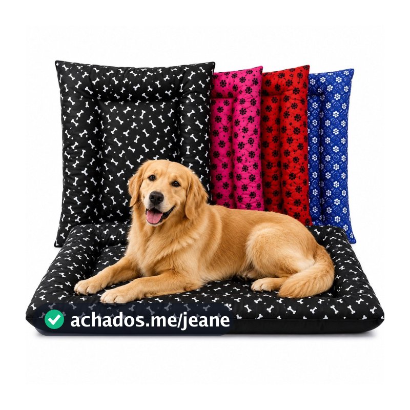 Colchonete Pet Cachorro Gato Cama Macia Lavavel Resistente Antialergica Premium