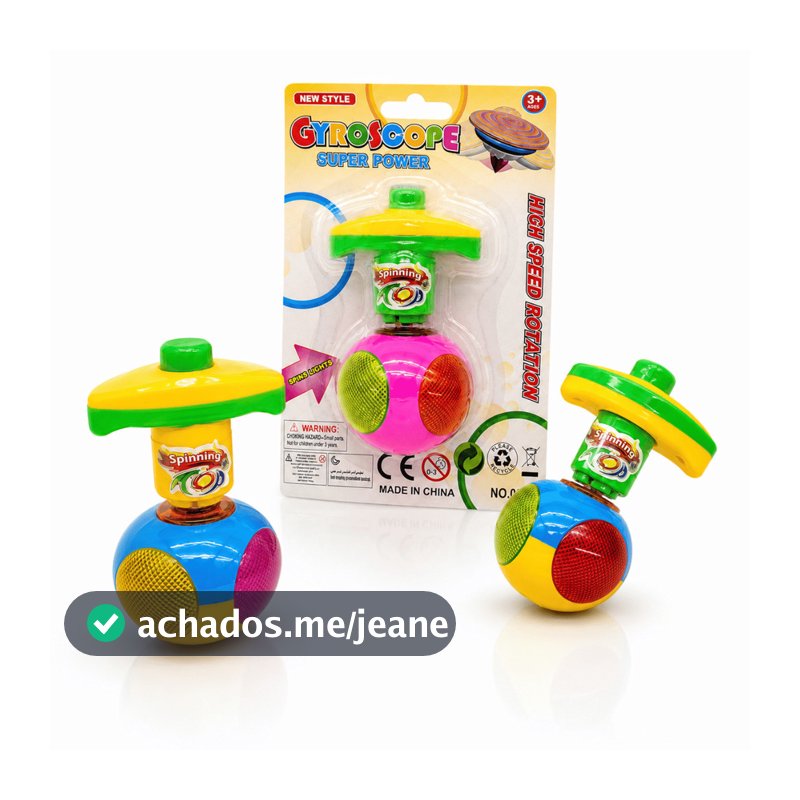 Kit 12 Pião Giratório Com Luzes Brinquedo Lembrancinha Festa