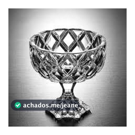 Centro de Mesa Decorativo com Pé Cristal - 11cm, 15 cm ou 17cm
