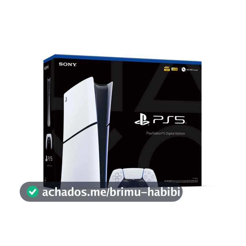 Console PlayStation 5 Slim Edição Digital 825GB - PS5