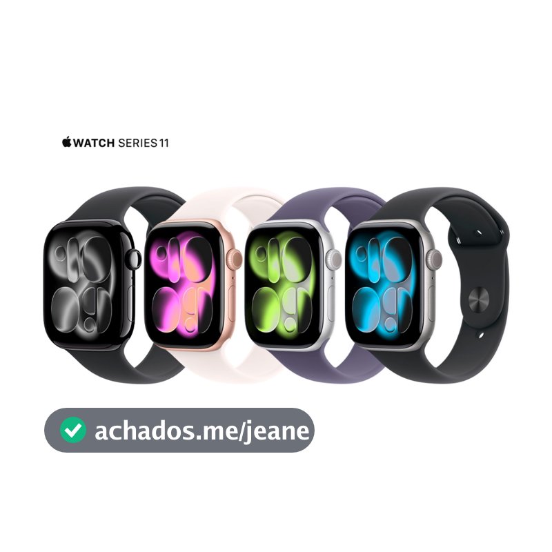 Relogio Apple Watch Series 11 S11 GPS 42mm 46mm Lançamento com Garantia Apple e Nota Fiscal