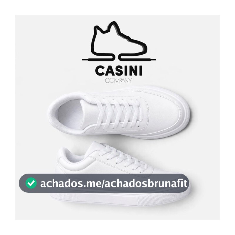 Tênis Branco Masculino Casual Unissex Pronta Entrega