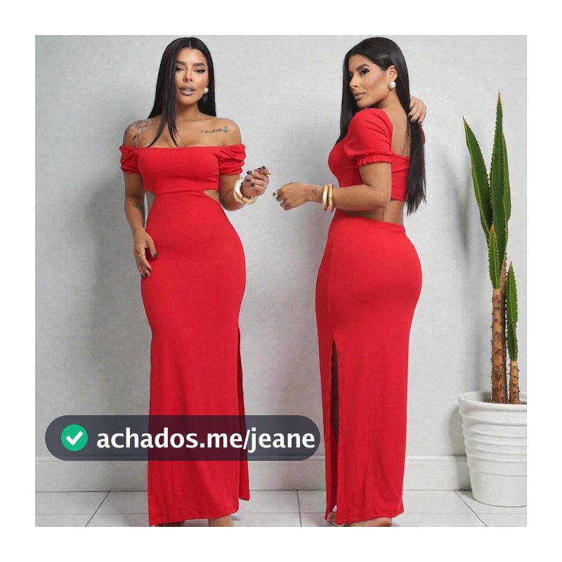 Vestido Longo Feminino com Forro Canelado Top Lascado e Decotado Manga Bufante Várias Cores e Estampas Ref 24