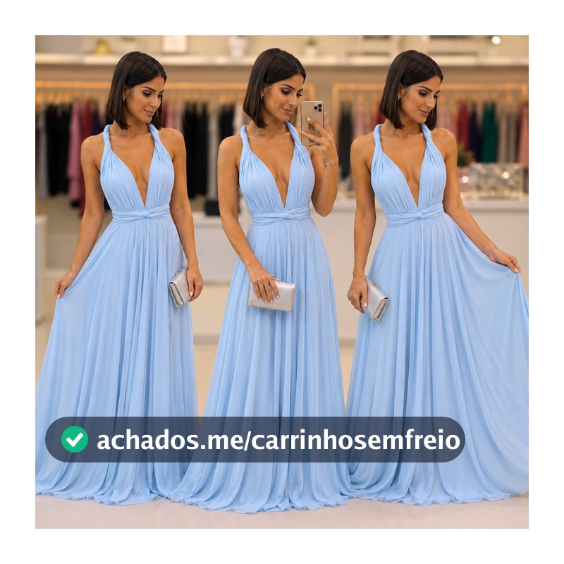 Vestido de Festas  Multiformas Madrinhas Eventos Varias formas de amarrar Casamento