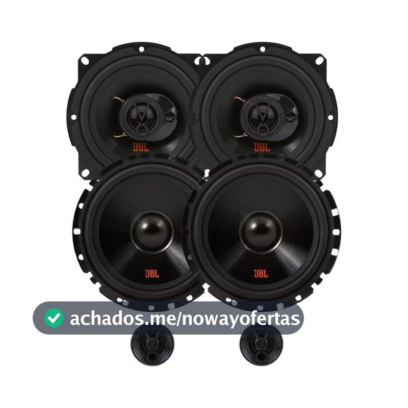 Kit 2 Vias 6  JBL FLEX4 62VFX55 110W + Par de Alto Falantes 5  JBL 5TRFX55 110W