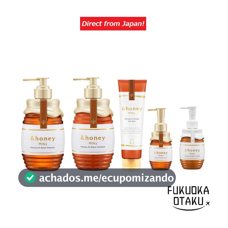 &honey Milky Precious EX Repair Shampoo/Condicionador/Máscara/Óleo Capilar/Leite【Direto do Japão】