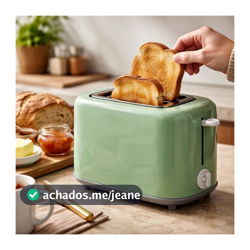 Torradeira de Toque Elétrica Slots Duplos Largos Para Pães 6 Níveis de Tostagem 110V/220V