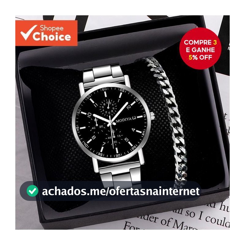 Relógio Formal De Movimento De Quartzo , Pulseira De Liga , Roupa De Escritório , Opções Pretas E Brancas Para Homens (S