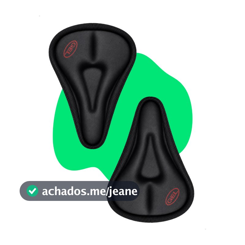 Capa Gel Banco Para Selim Bike Academia Assento Almofada Forro Ajustável Anatômico Spinning Ciclismo Bicicleta