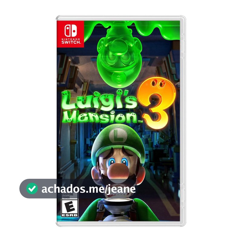 Luigi's Mansion 3 Switch Midia Fisica