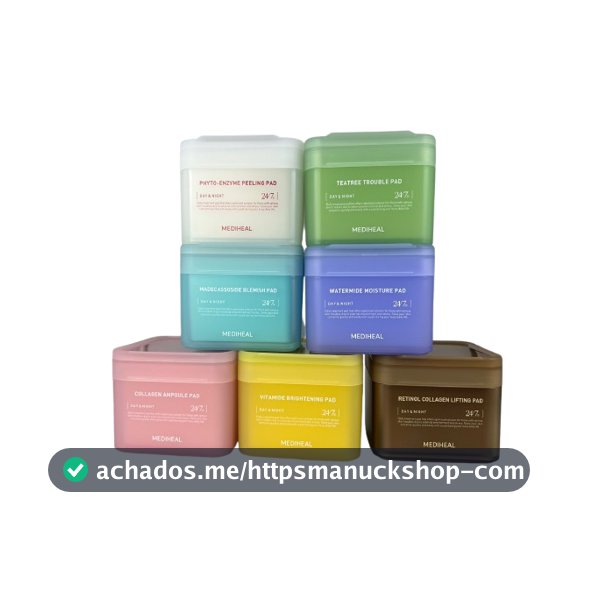 [Mediheal] Coleção De Almofadas (Água , Colágeno , Madecassoside , Teatree , Vitamida , Retinol Fitoenzima , Cenoura , Castanha)