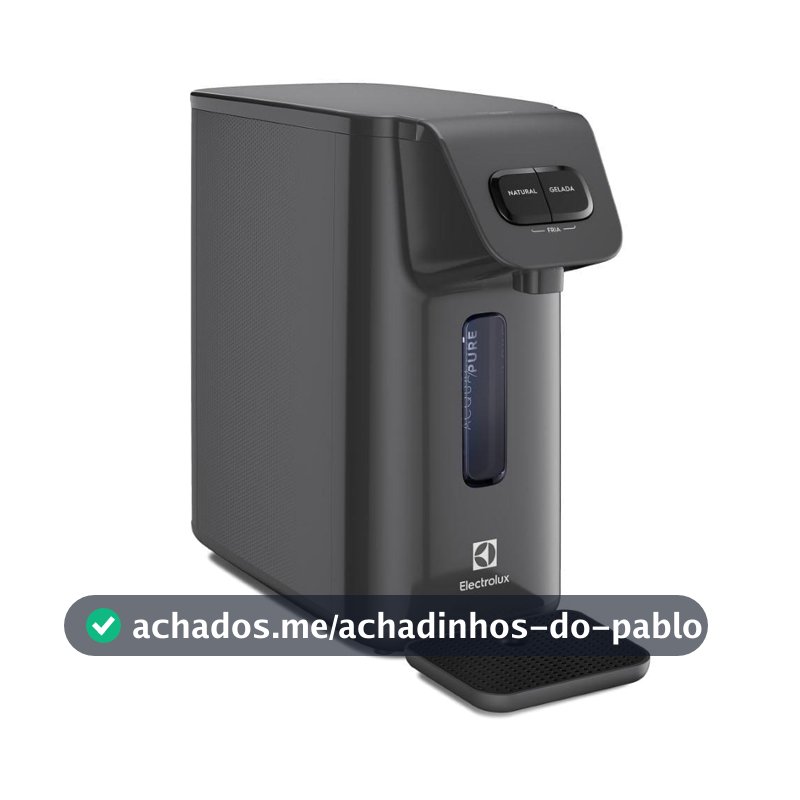 Purificador Electrolux Eletrônico Compacto Efficient Painel Mecânico Bivolt Cinza (PE15X)