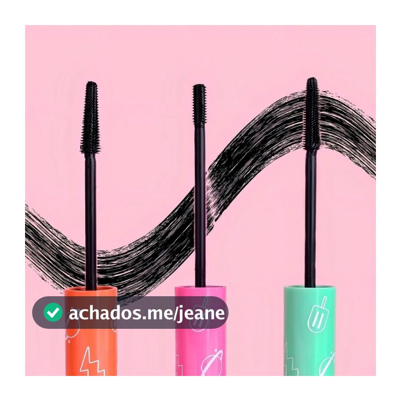 Kit 3 Mascaras Cilios Peel Off Melu Ruby Rose Rimel Preto Yis