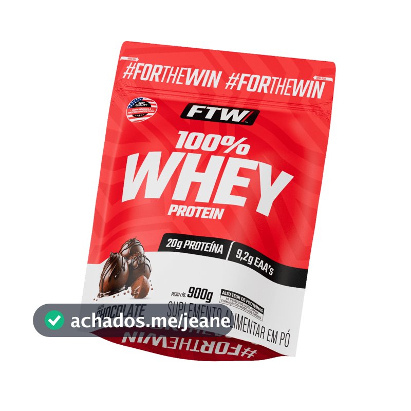 100% Whey protein Refil 900g - FTW