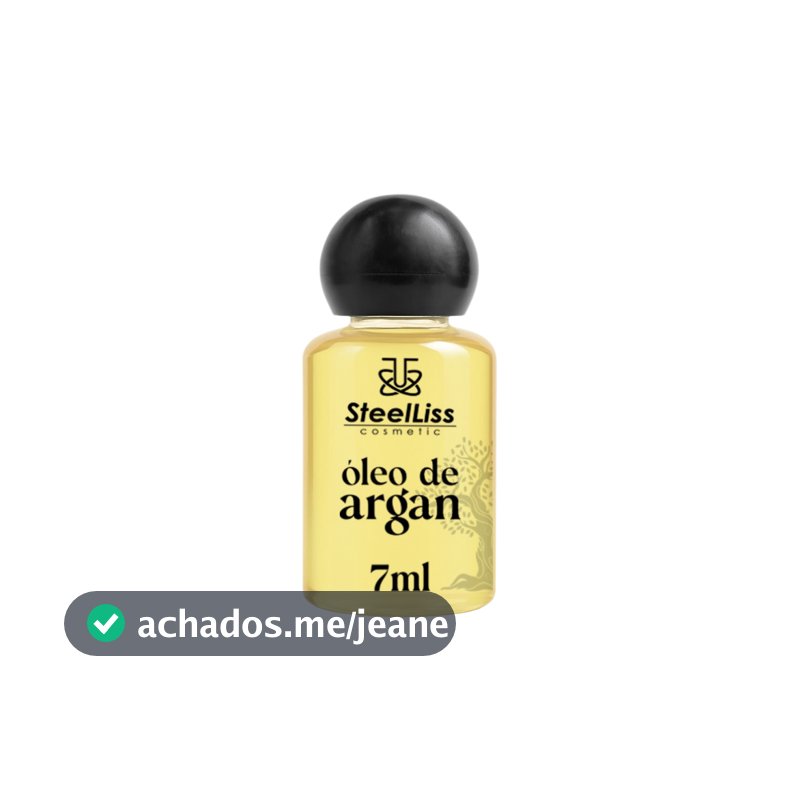 Óleo Capilar de Argan Finalizador 7ml Reduz Frizz - Cabelo Brilhoso