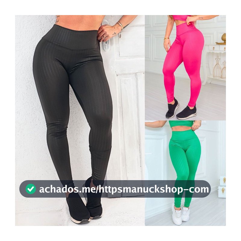 Calça Feminina Cirrê Texturizado Cintura Alta Fitness Academia Promoção Luxo Projeto Verão Treinos