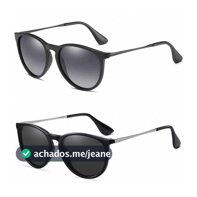 Óculos de Sól Erika Feminino Clássico com Proteção UV400