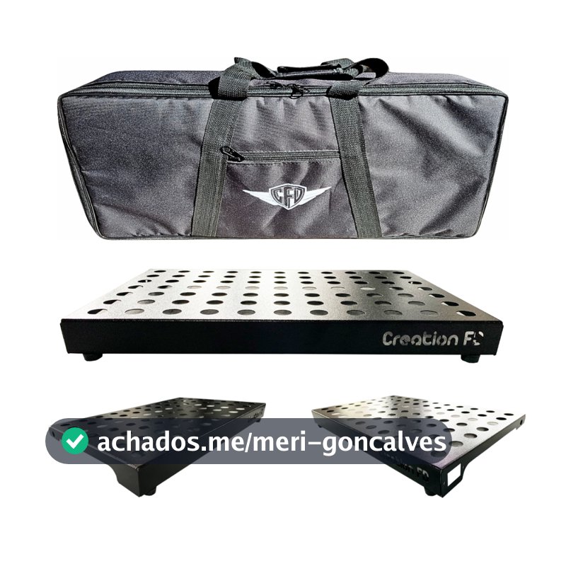 Pedalboard custom 46x29 com Softbag