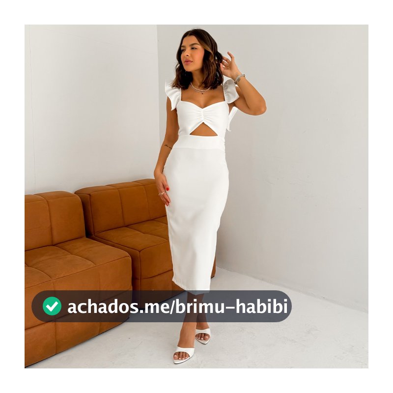 Vestido Midi Decote Coração Alfaiataria Laura com Zíper e Fenda nas costas Moda Feminina