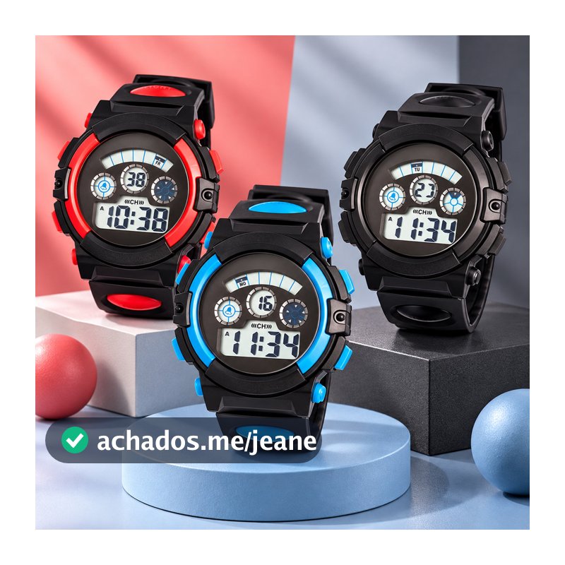 relogio smartwatch multifuncional e resistente a quedas para crianças, adequado para alunos do ensino fundamental II.