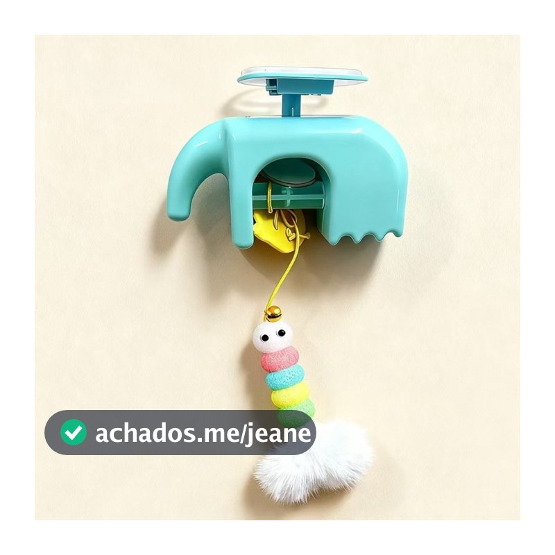 Novo Brinquedo Para Gatos Com Elevador Automático , Varinha De Penas E Bola Suspensa , Eletrônico Inteligente Entretenim