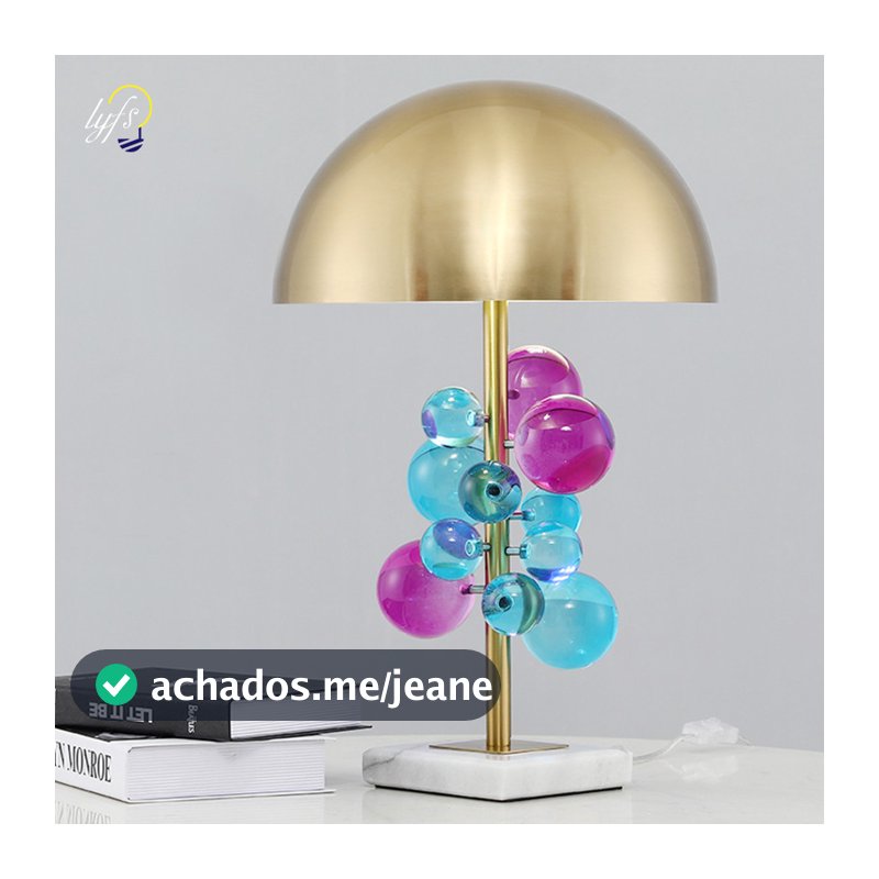 Nordic Cristal LED Candeeiro De Mesa Para O Quarto Camasid Night Light Sala Estar Decoração Do Hotel Moderno Luxuoso Est