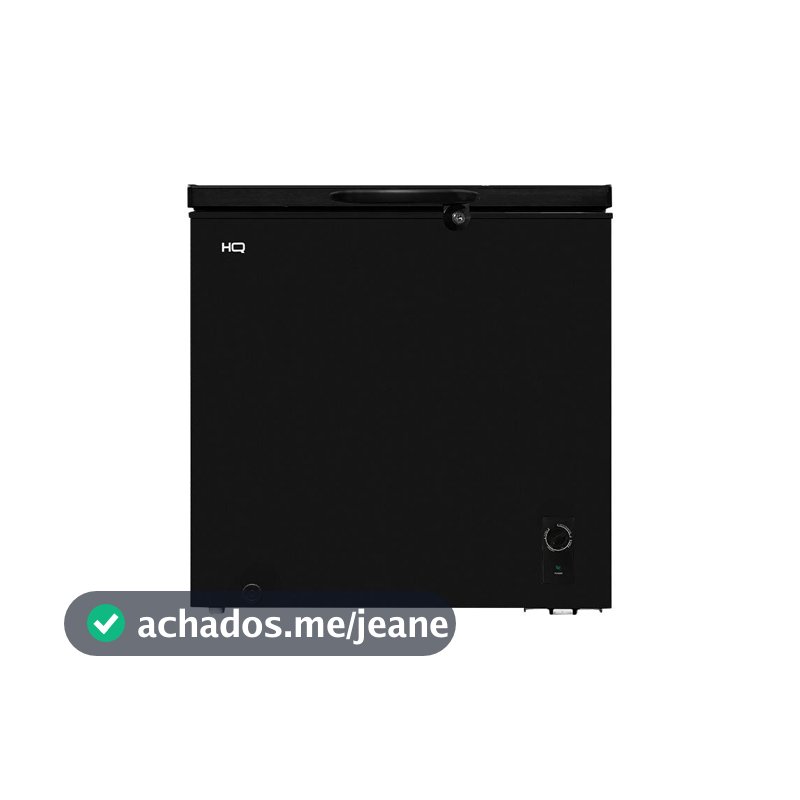 Freezer e Conservador Horizontal HQ 210 Litros Preto HQ-210CFHL
