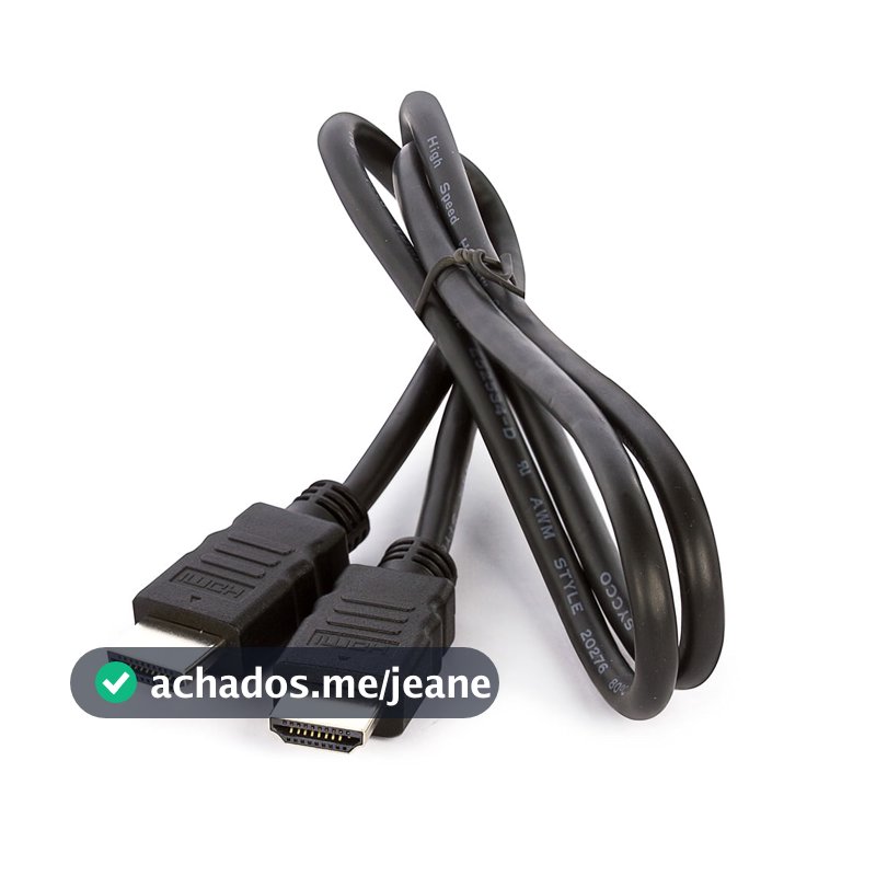 Cabo HDMI Alta Definição Para TV LED PLASMA, SmarTV, Compatível com DVD, Blueray, Home Theater 1M