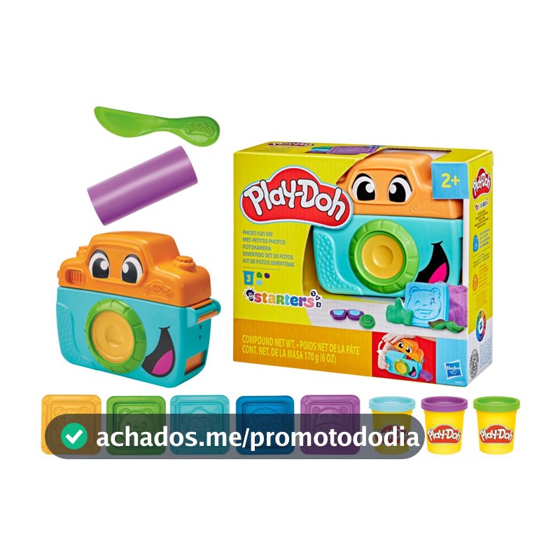 Massinha Play Doh Câmera Kit de fotos divertidas Hasbro G0502