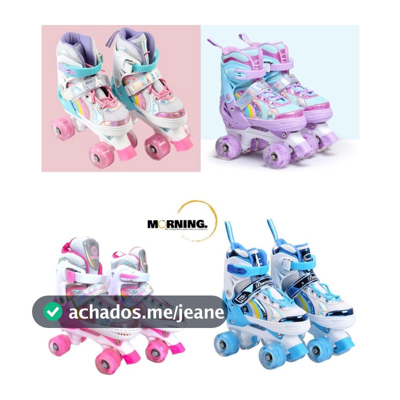 🔥【PROMOÇÃO RELÂMPAGO】Patins Inline Adulto e Infantil | Ajustável | Super Confortável | Rodas Antiderrapantes | Present
