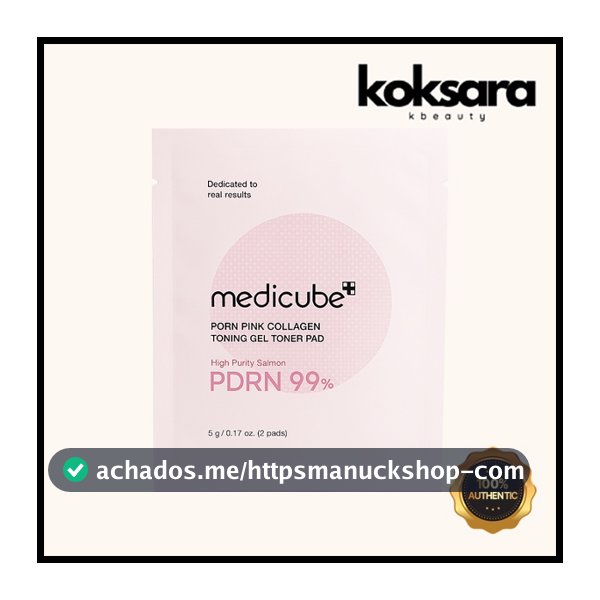 Medicube PDRN Pink Collagen Toning Gel Toner Pads 5g 2 pads