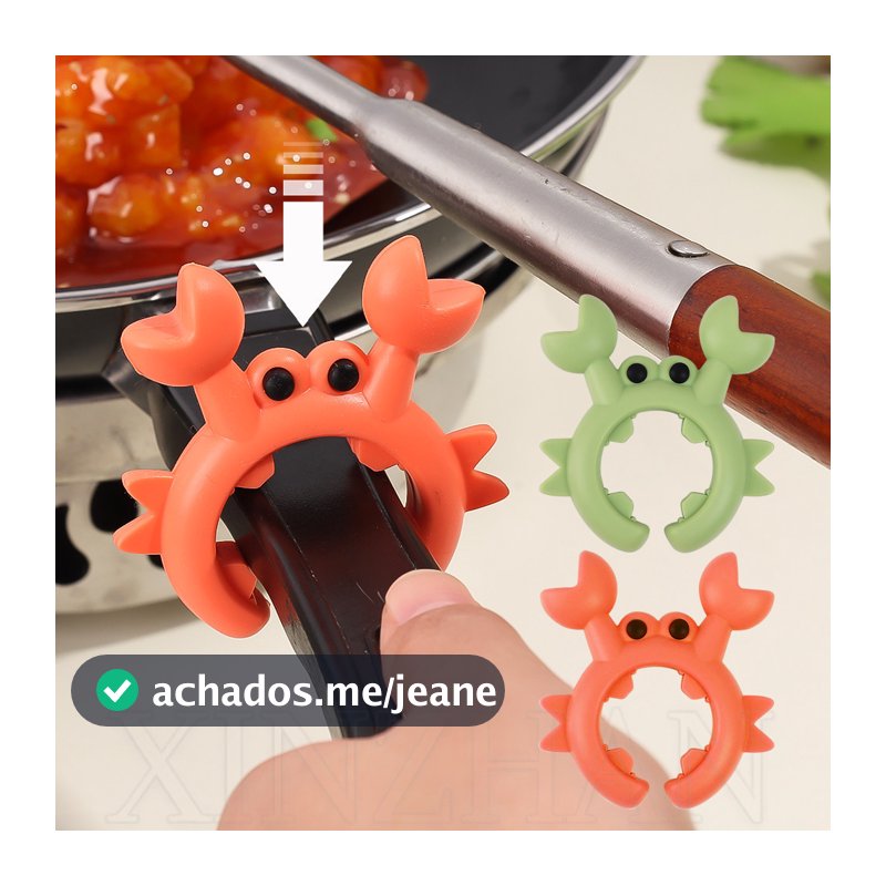 Suporte Para Espátula De Caranguejo Pequeno De 1/2 Unidades-Universal , Silicone , Resistente Ao Calor-Rack Pá De Colher