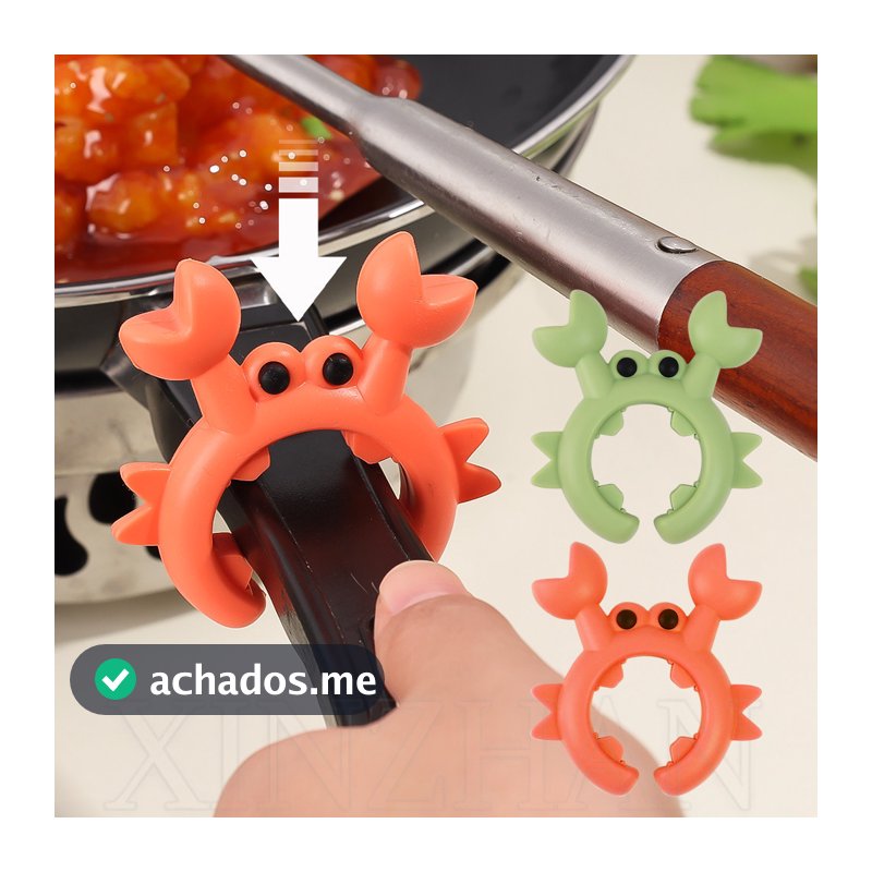 Suporte Para Espátula De Caranguejo Pequeno De 1/2 Unidades-Universal , Silicone , Resistente Ao Calor-Rack Pá De Colher