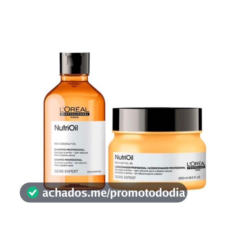 Kit NutriOil Shampoo e Máscara - L'oreal Professionnel